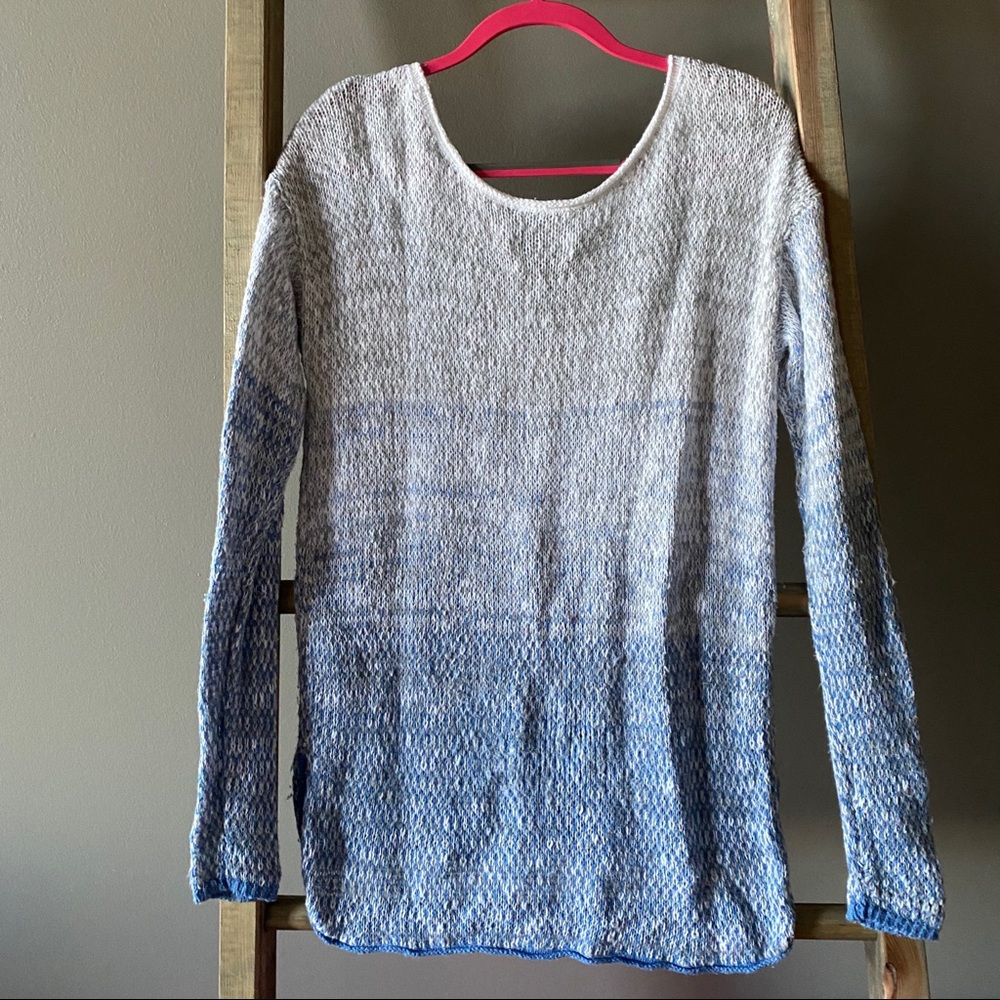 A&F Blue Ombré Sweater - Picture 2 of 2